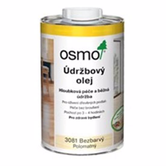 Obrázek z 3081 OSMO Údržbový olej/bezb. polomat 1 l 